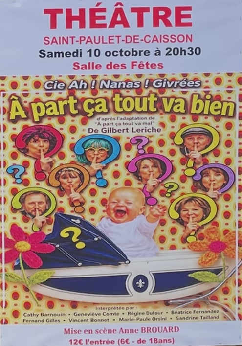 Affiche pièce de théatre